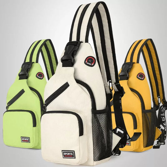 Unisex Small Sling Backpack Multipurpose Waterproof Crossbody Shoulder Chest Bag Travel Hiking Large Capacity Daypack Knapsack